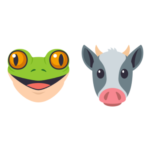 🐸🐮 Emoji Domain EmojiOne rendering